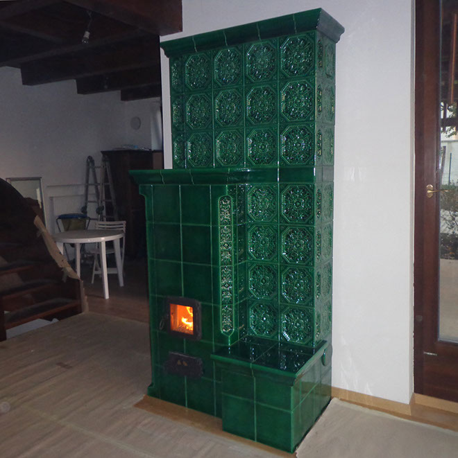 Cserépkályha Zebegény