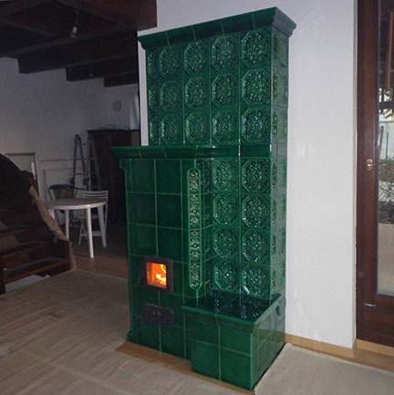 Cserépkályha Zebegény